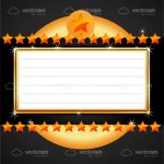 Abstract Certificate with Stars